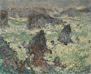 Tempete sur les Cotes de Belle Claude Monet